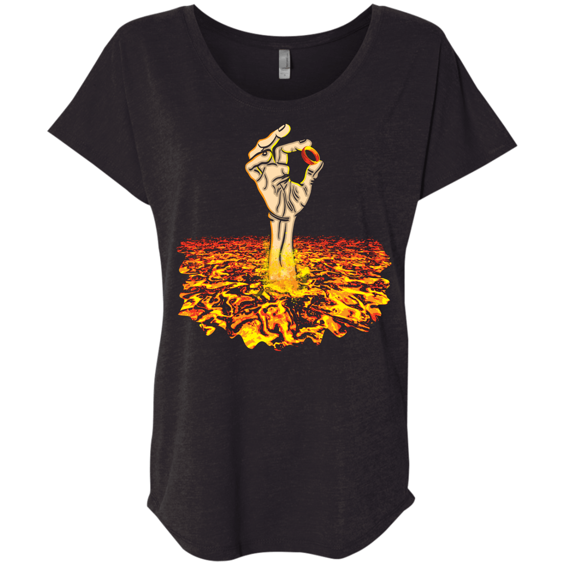 Precious Ring Triblend Dolman Sleeve