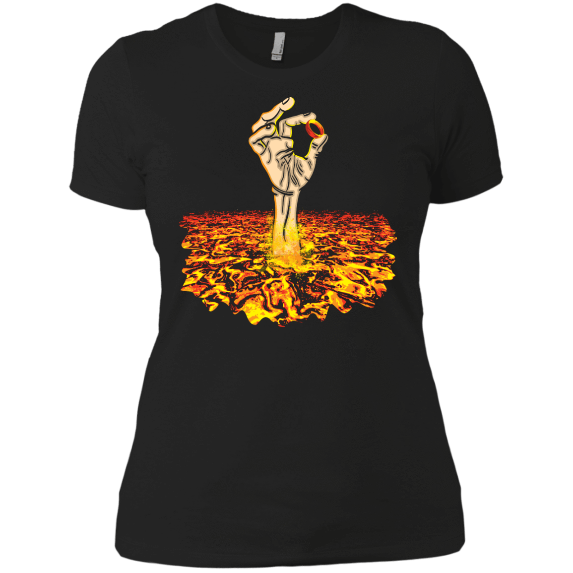 T-Shirts Black / X-Small Precious Ring Women's Premium T-Shirt