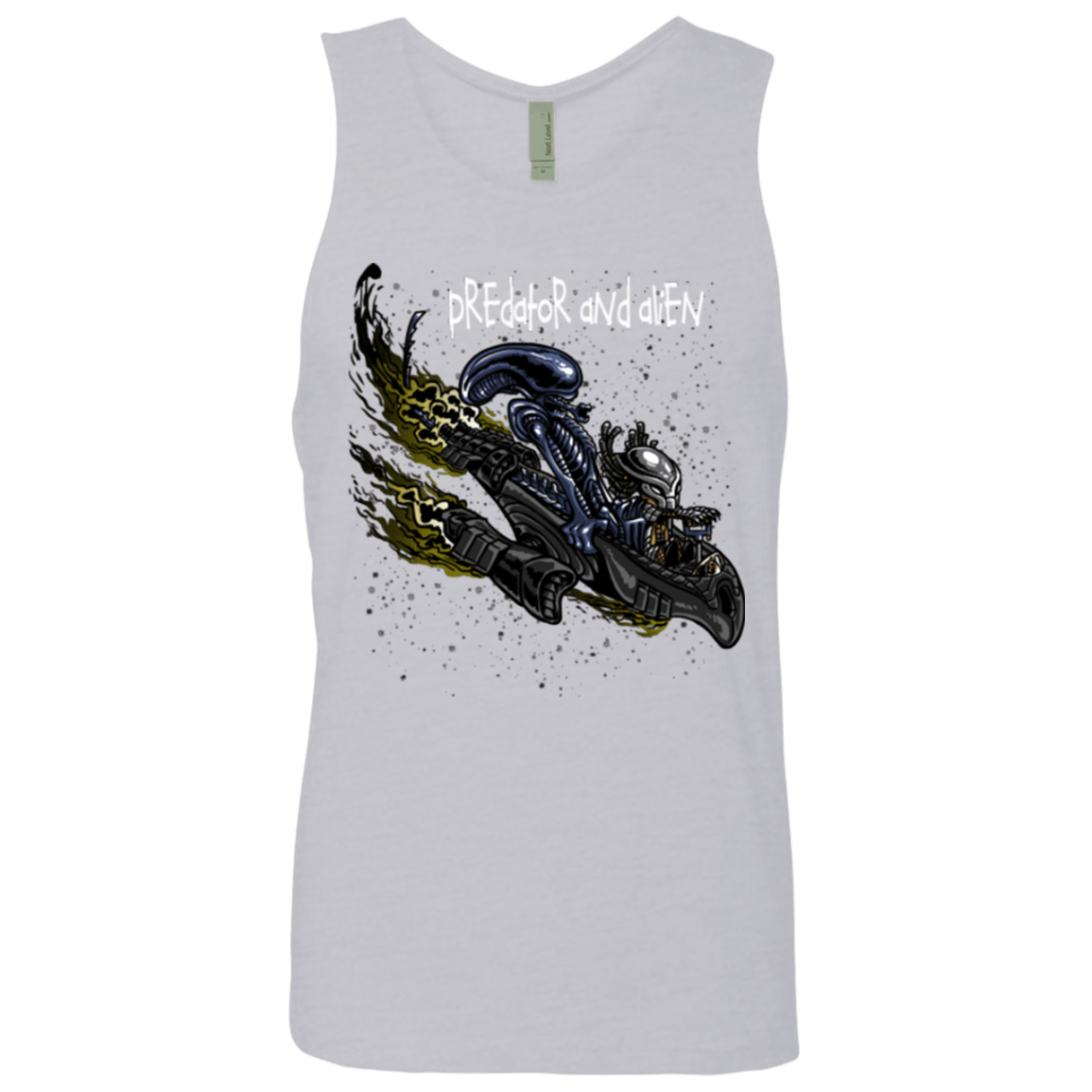 T-Shirts Heather Grey / Small Predator and Alien Men's Premium Tank Top