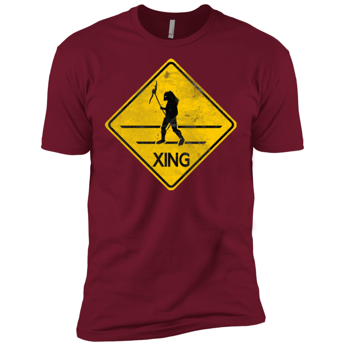 T-Shirts Cardinal / X-Small Predator Crossing Men's Premium T-Shirt