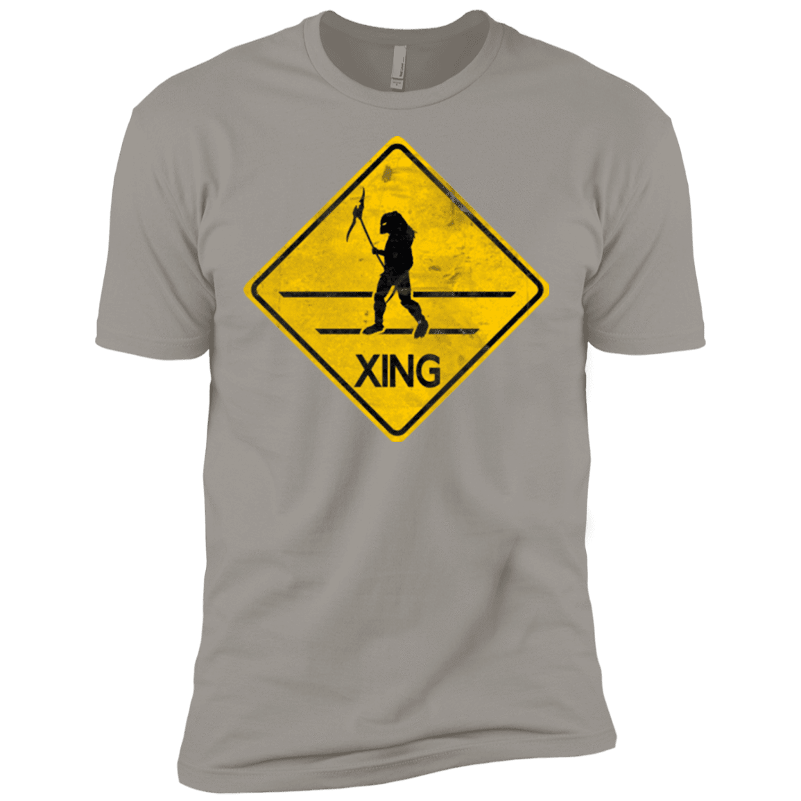 T-Shirts Light Grey / X-Small Predator Crossing Men's Premium T-Shirt