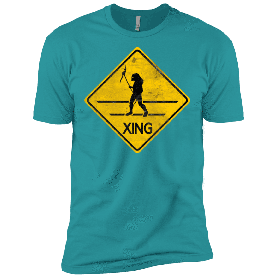 T-Shirts Tahiti Blue / X-Small Predator Crossing Men's Premium T-Shirt