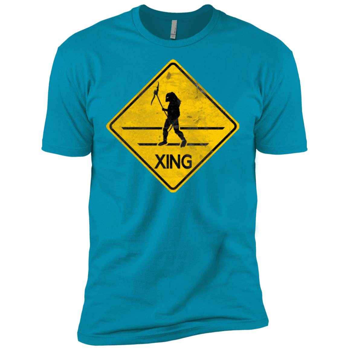 T-Shirts Turquoise / X-Small Predator Crossing Men's Premium T-Shirt
