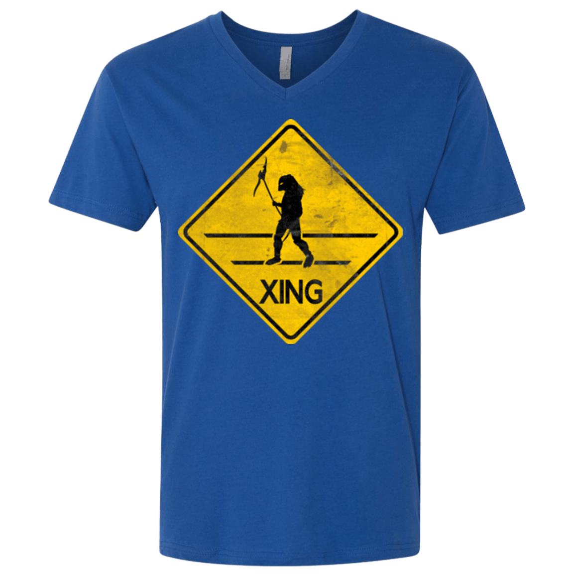 T-Shirts Royal / X-Small Predator Crossing Men's Premium V-Neck