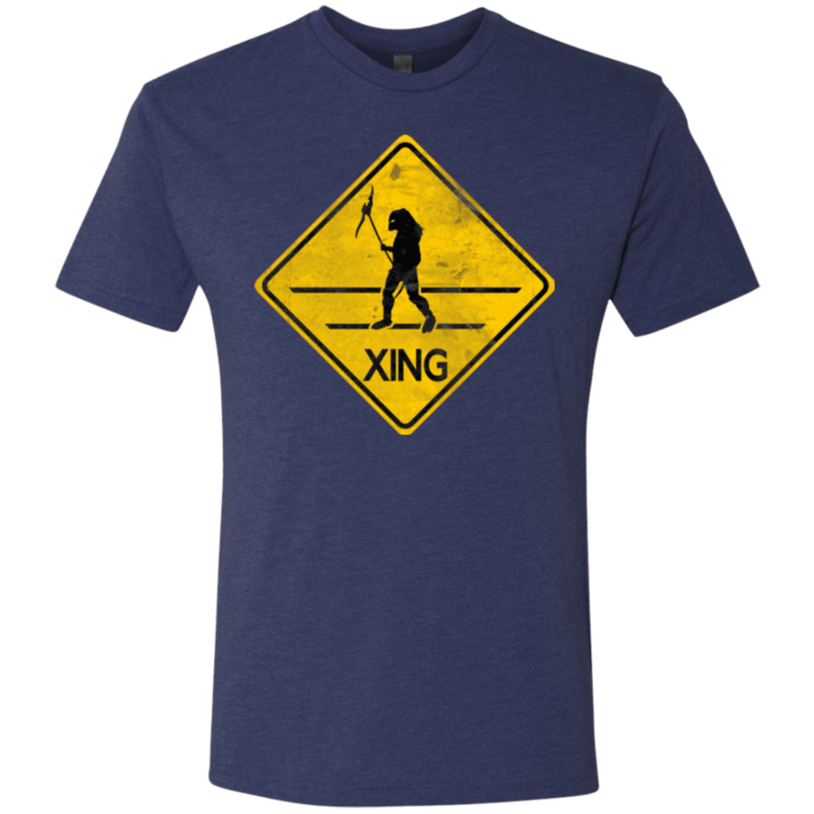 T-Shirts Vintage Navy / Small Predator Crossing Men's Triblend T-Shirt