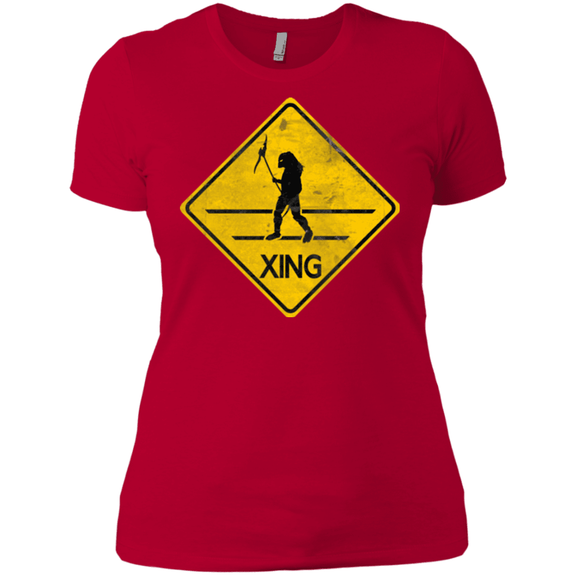 T-Shirts Red / X-Small Predator Crossing Women's Premium T-Shirt