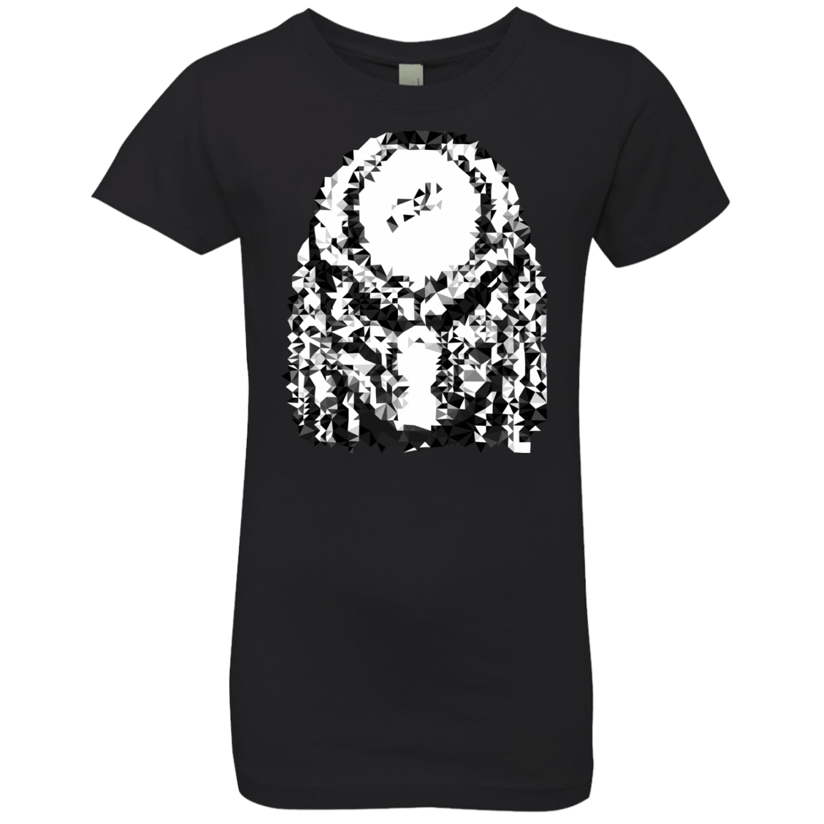 T-Shirts Black / YXS Predator Pixel Girls Premium T-Shirt