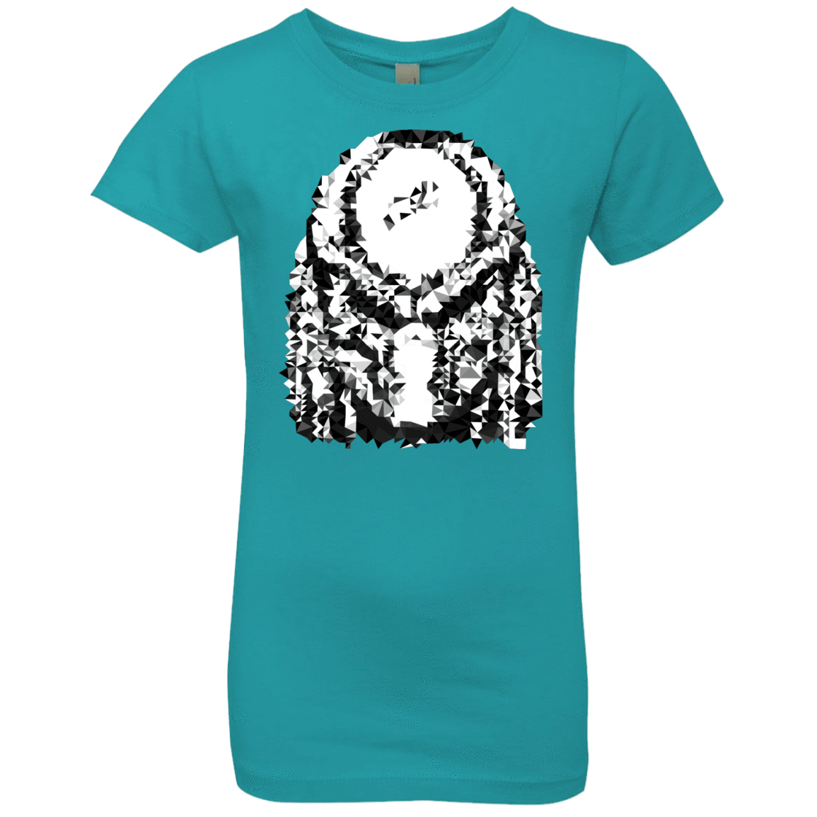 T-Shirts Tahiti Blue / YXS Predator Pixel Girls Premium T-Shirt