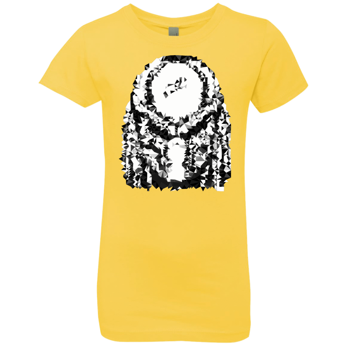 T-Shirts Vibrant Yellow / YXS Predator Pixel Girls Premium T-Shirt