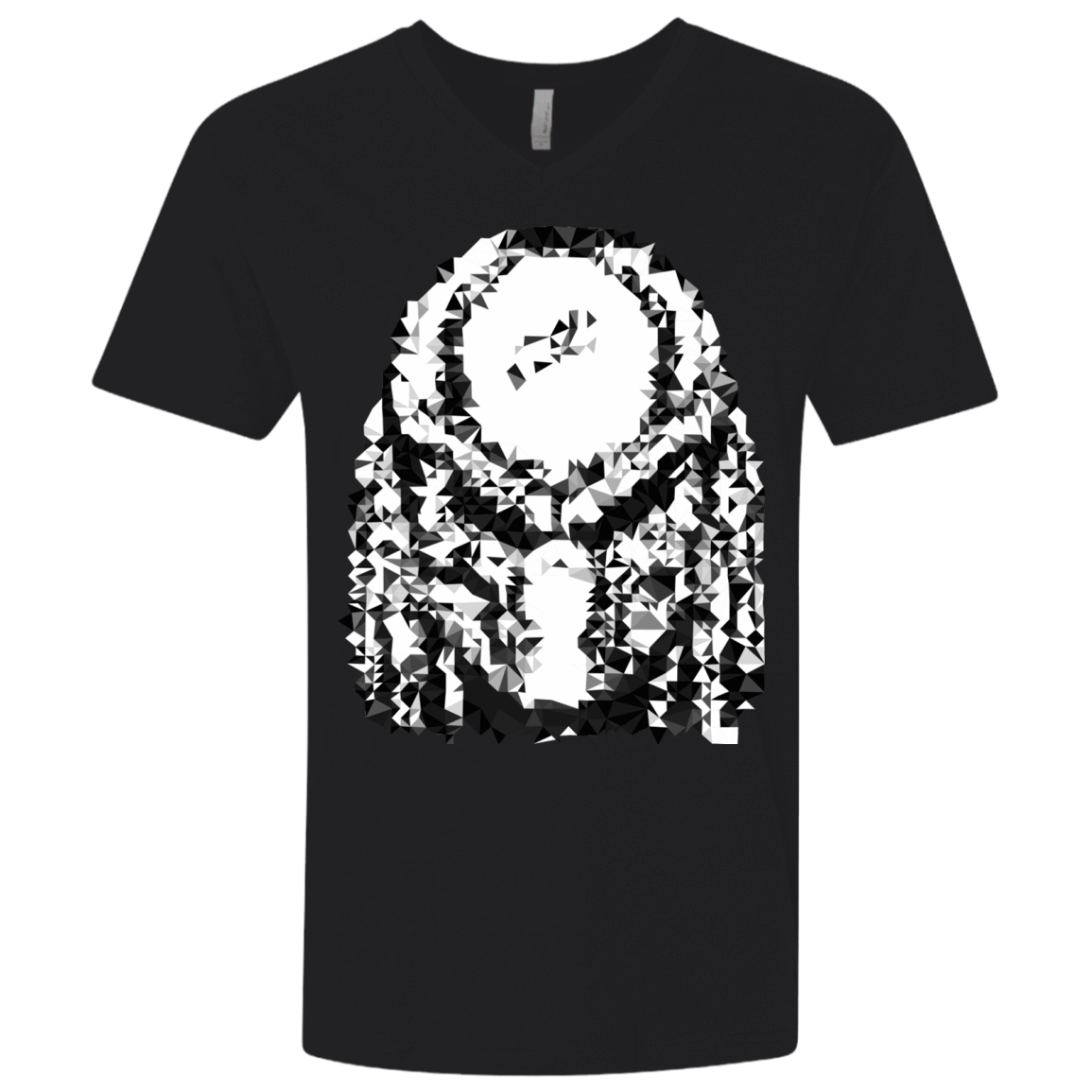 T-Shirts Black / X-Small Predator Pixel Men's Premium V-Neck