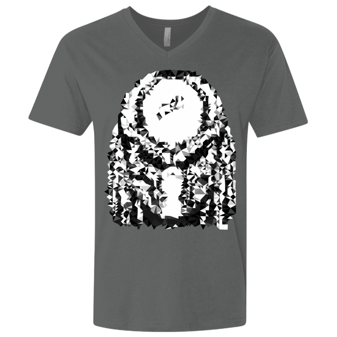 T-Shirts Heavy Metal / X-Small Predator Pixel Men's Premium V-Neck