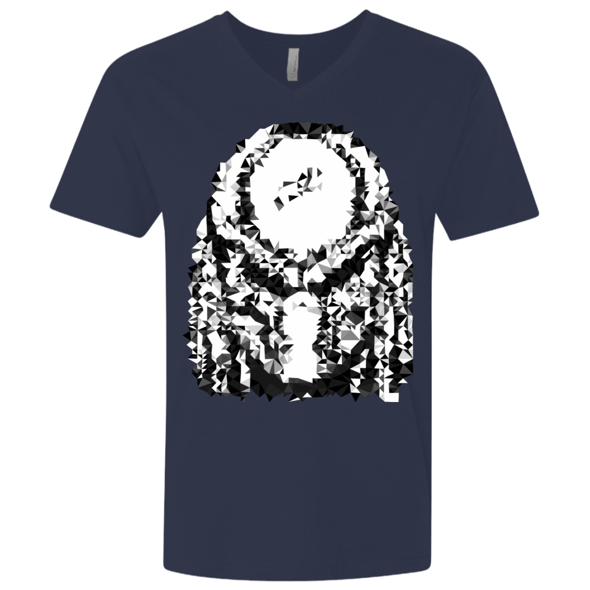T-Shirts Midnight Navy / X-Small Predator Pixel Men's Premium V-Neck