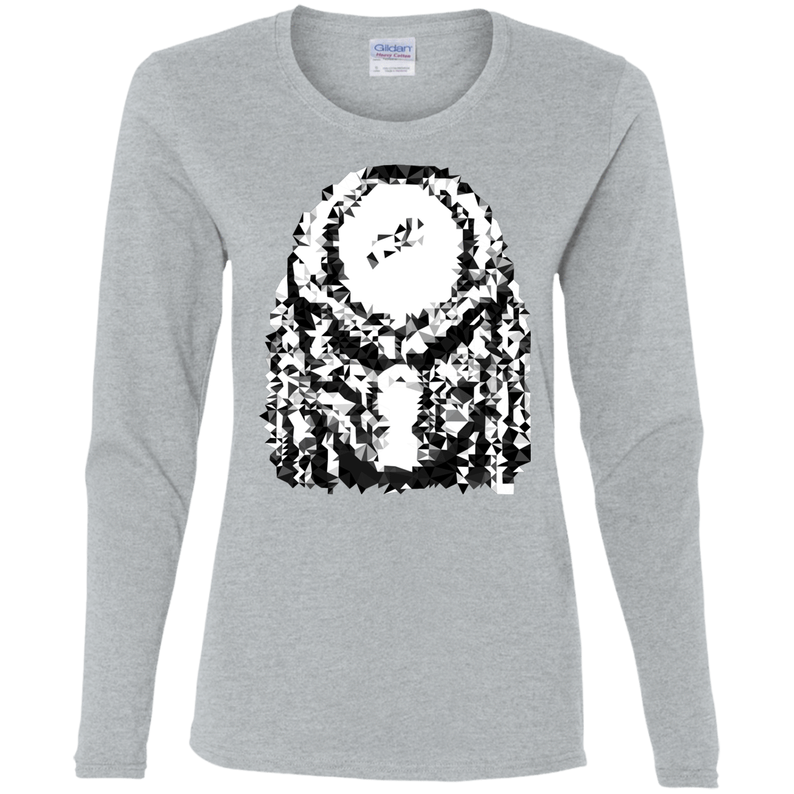 T-Shirts Sport Grey / S Predator Pixel Women's Long Sleeve T-Shirt