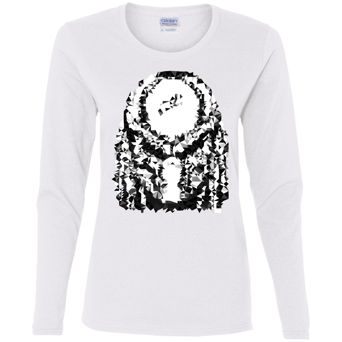T-Shirts White / S Predator Pixel Women's Long Sleeve T-Shirt