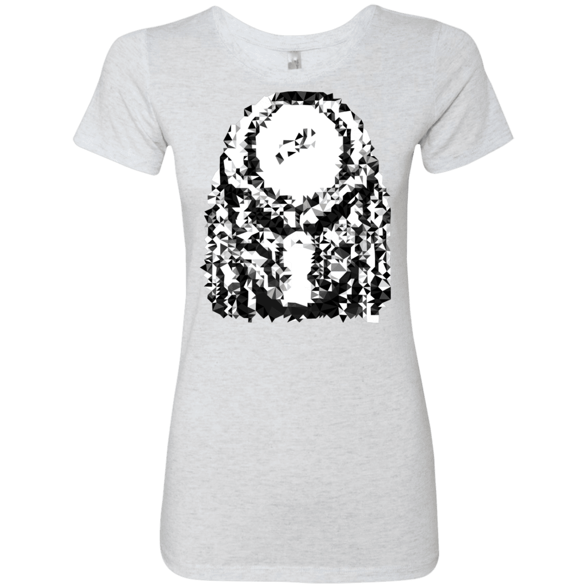 T-Shirts Heather White / S Predator Pixel Women's Triblend T-Shirt