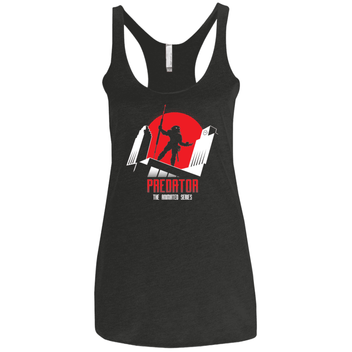 T-Shirts Vintage Black / X-Small Predator Women's Triblend Racerback Tank