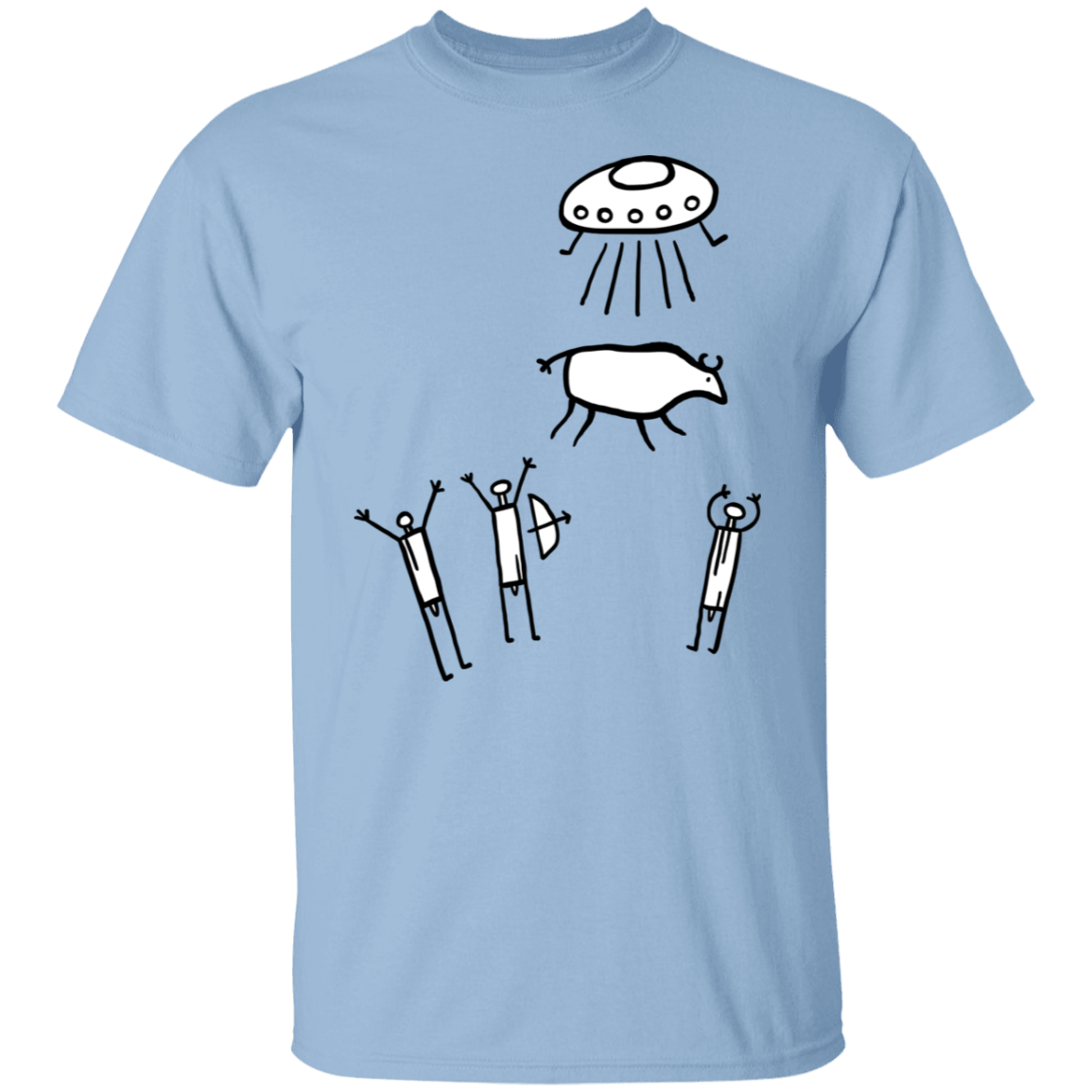 T-Shirts Light Blue / S Prehistoric Fiction T-Shirt