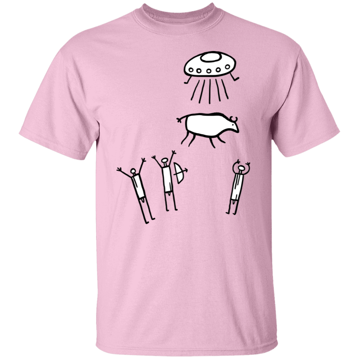 T-Shirts Light Pink / S Prehistoric Fiction T-Shirt