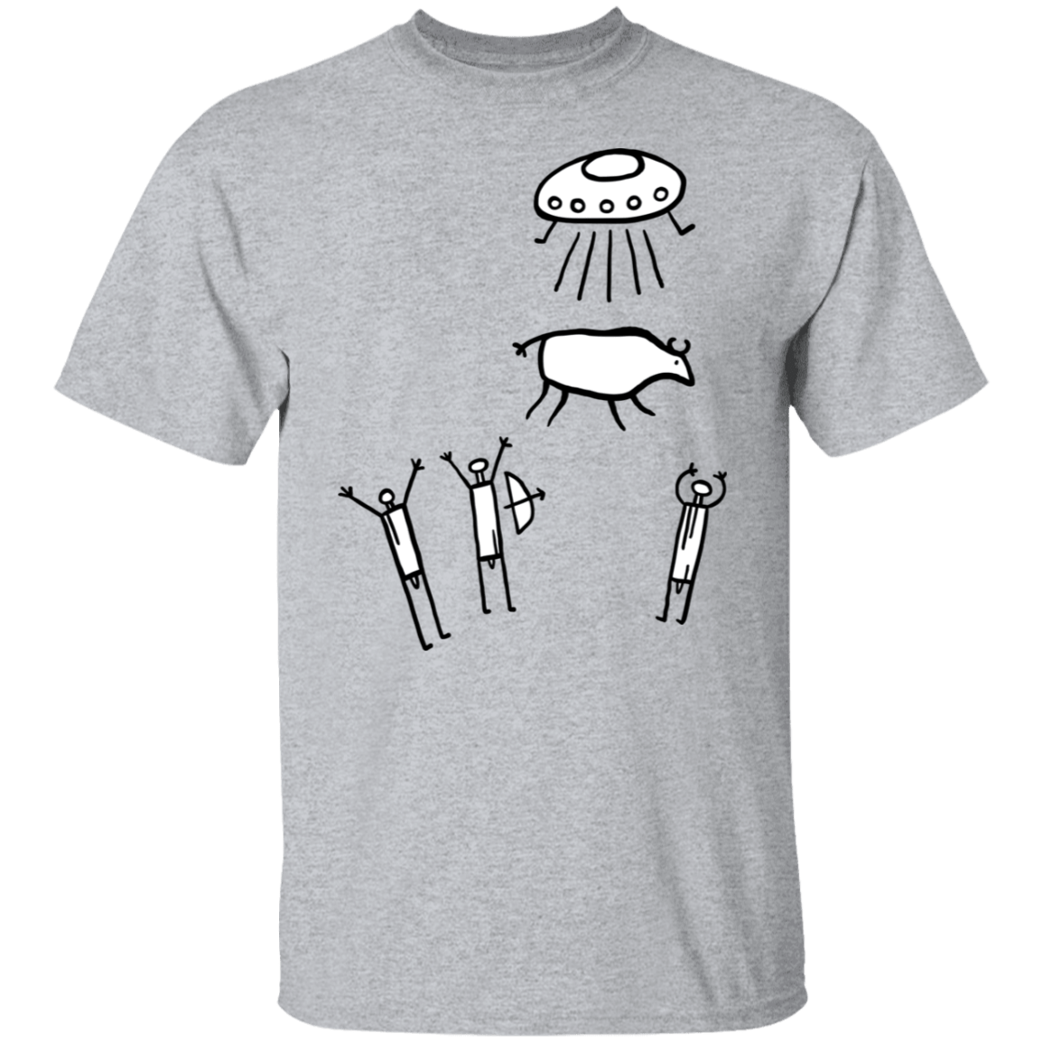 T-Shirts Sport Grey / S Prehistoric Fiction T-Shirt