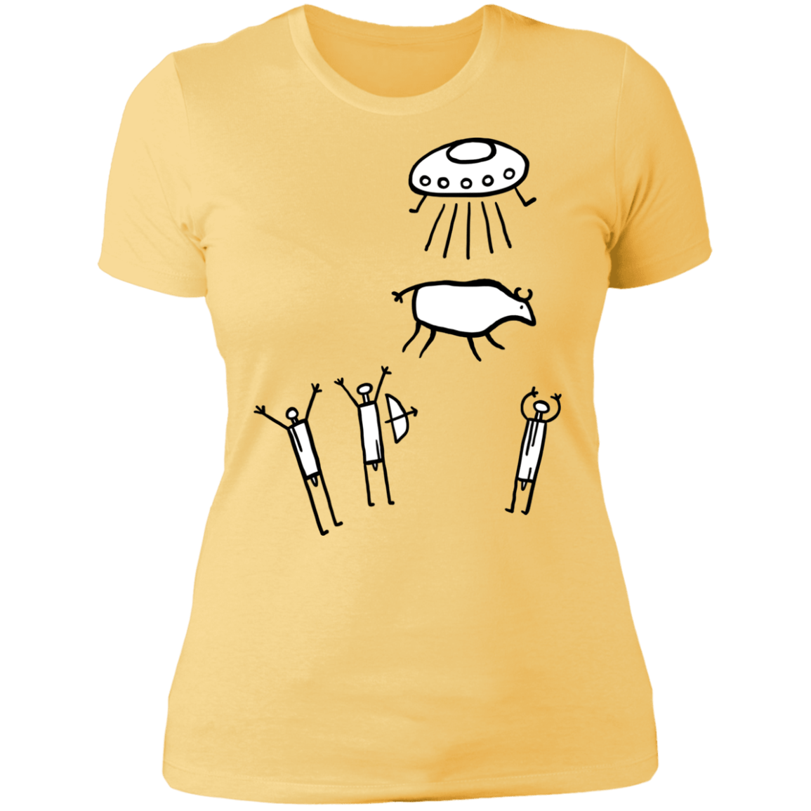 T-Shirts Banana Cream/ / S Prehistoric Fiction Women's Premium T-Shirt