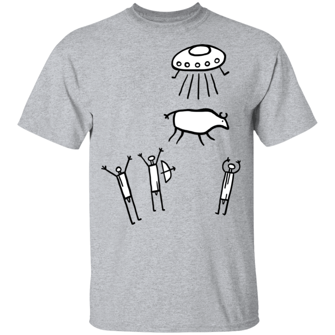 T-Shirts Sport Grey / YXS Prehistoric Fiction Youth T-Shirt