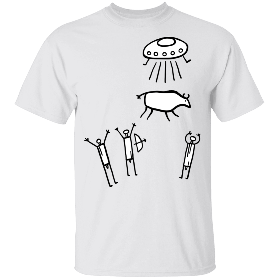 T-Shirts White / YXS Prehistoric Fiction Youth T-Shirt