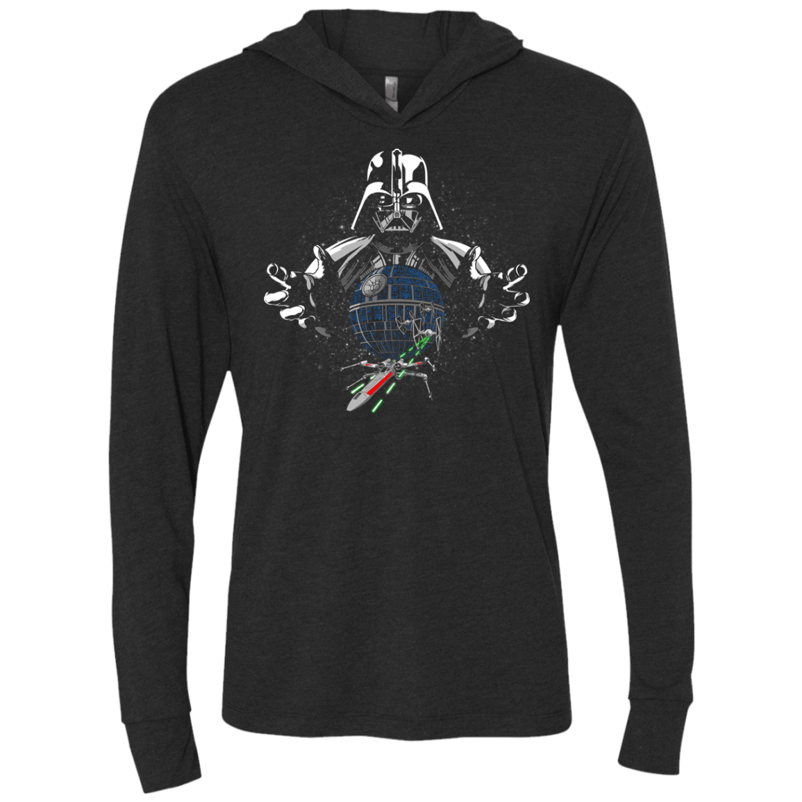 T-Shirts Vintage Black / X-Small Presence Triblend Long Sleeve Hoodie Tee