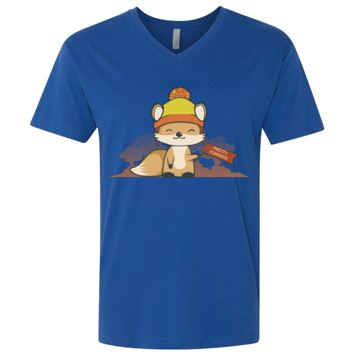 T-Shirts Royal / X-Small Pretty Cunning Men's Premium V-Neck