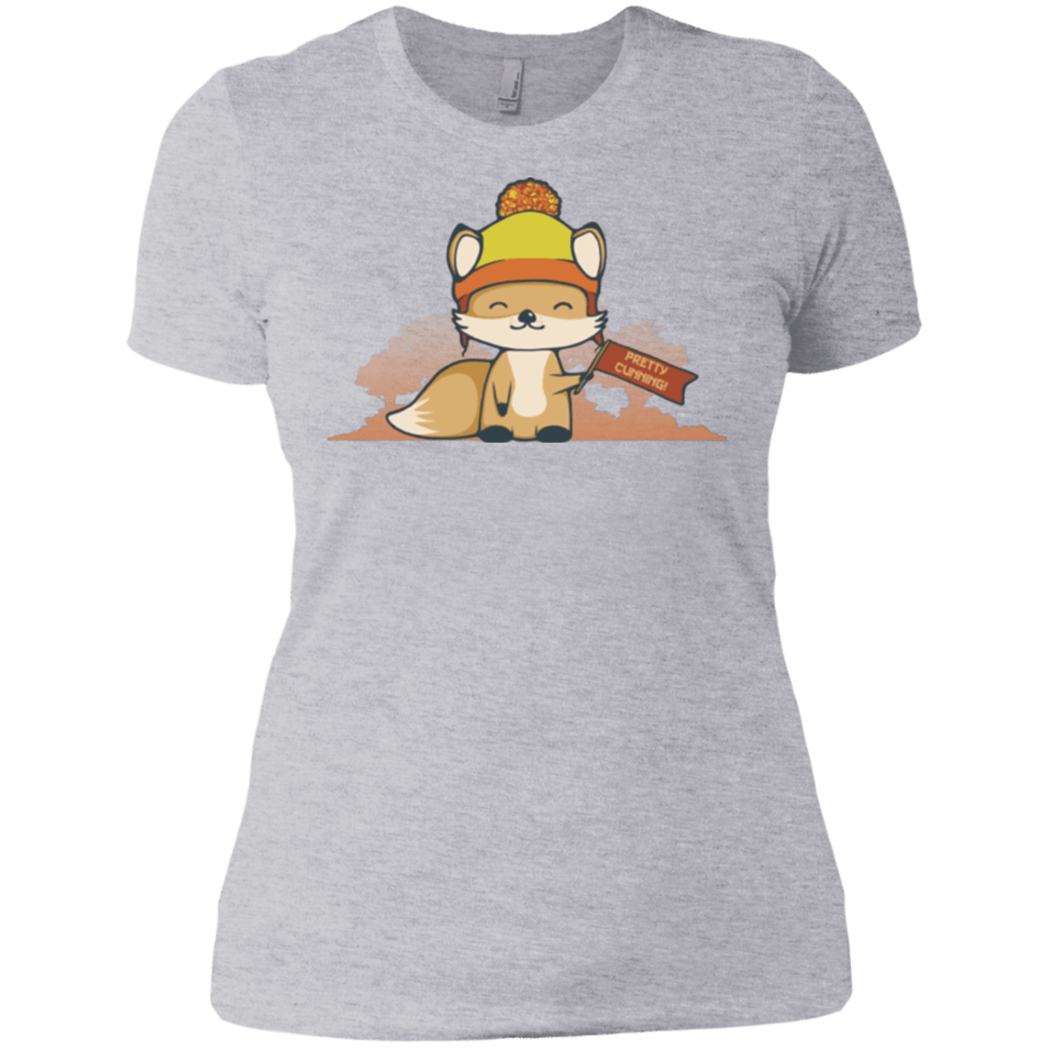 T-Shirts Heather Grey / X-Small Pretty Cunning Women's Premium T-Shirt