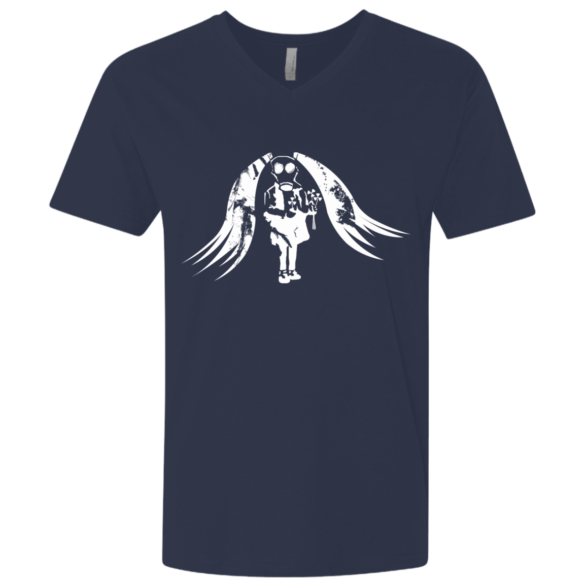 T-Shirts Midnight Navy / X-Small Pretty Mask Men's Premium V-Neck