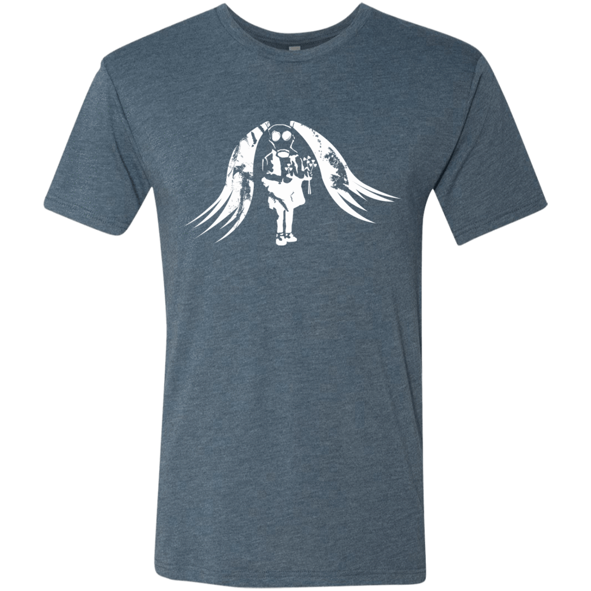 T-Shirts Indigo / S Pretty Mask Men's Triblend T-Shirt