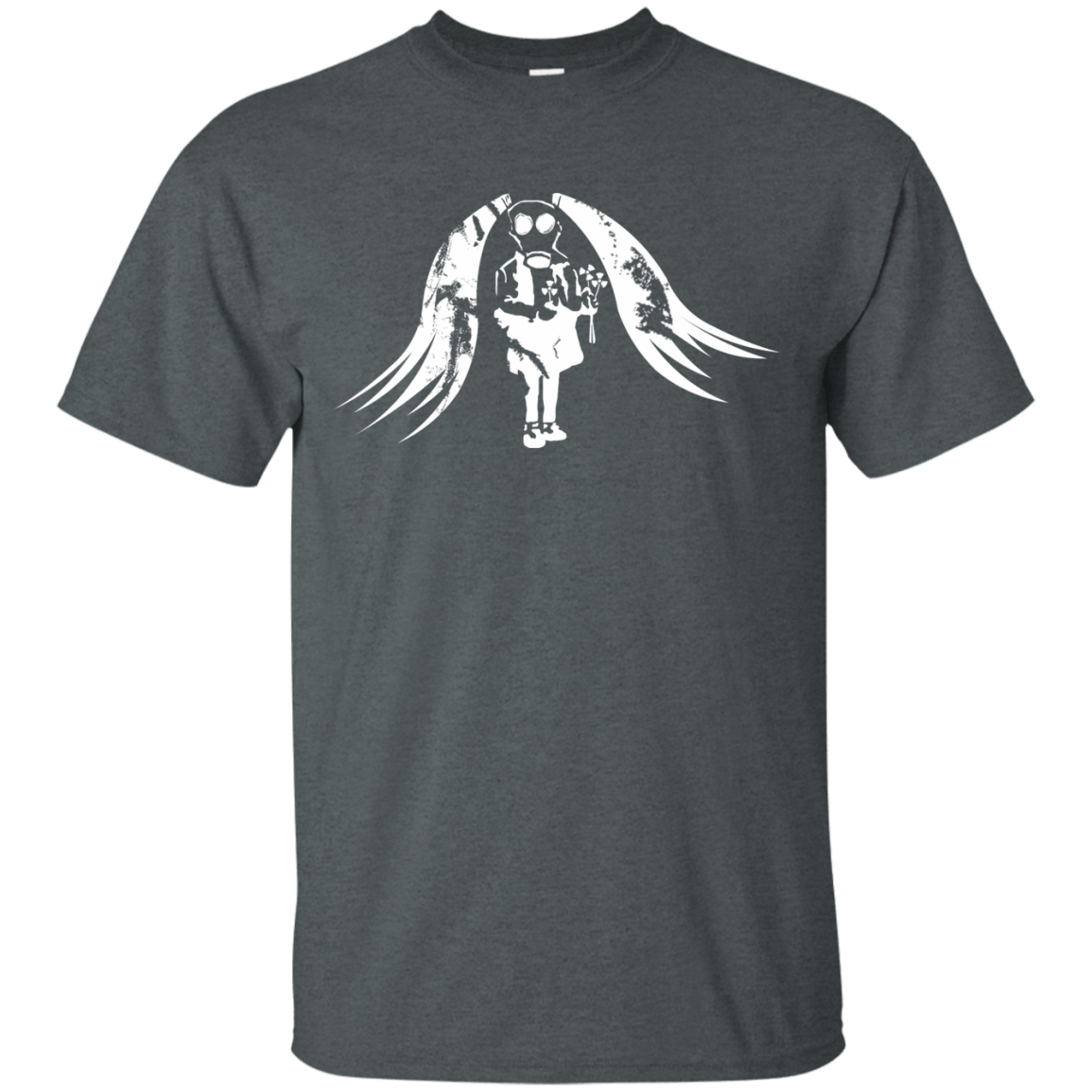 T-Shirts Dark Heather / S Pretty Mask T-Shirt