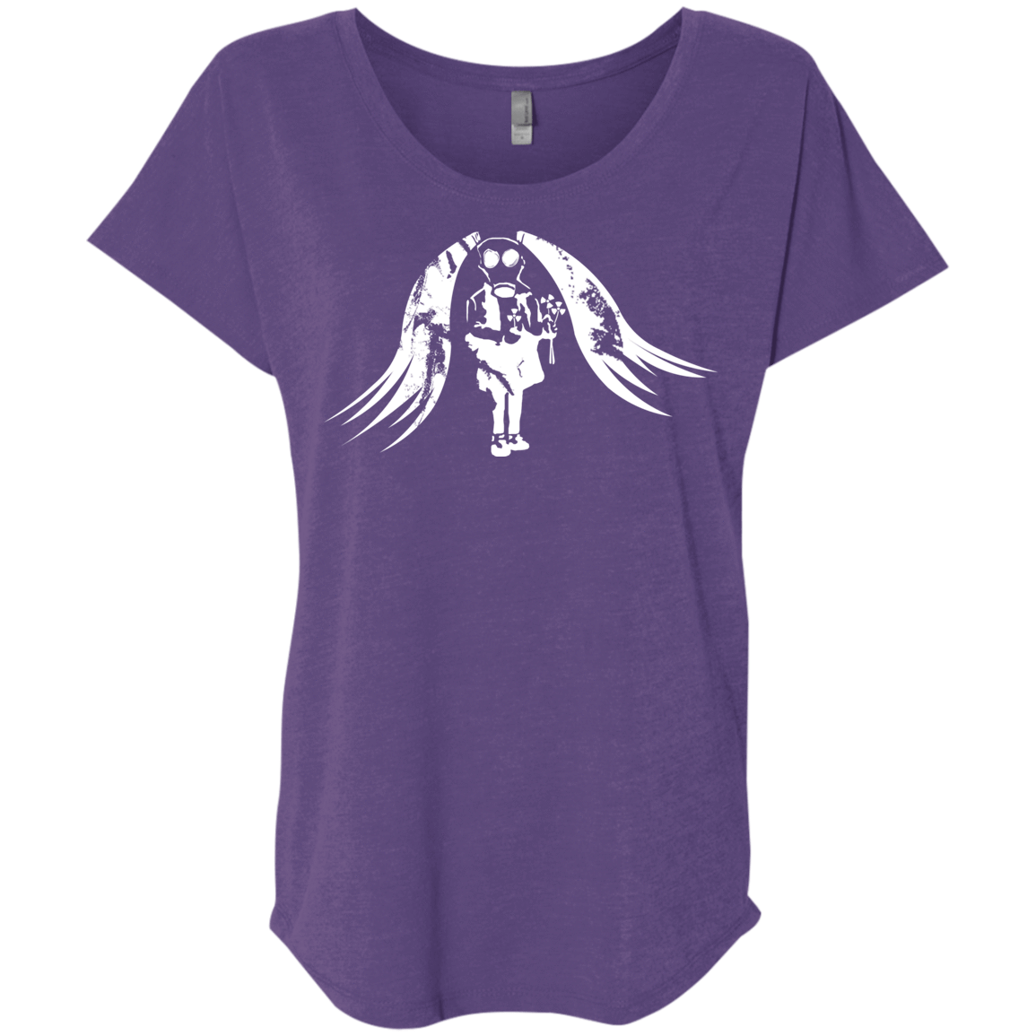 Pretty Mask Triblend Dolman Sleeve