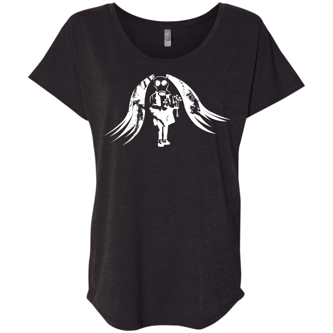 Pretty Mask Triblend Dolman Sleeve