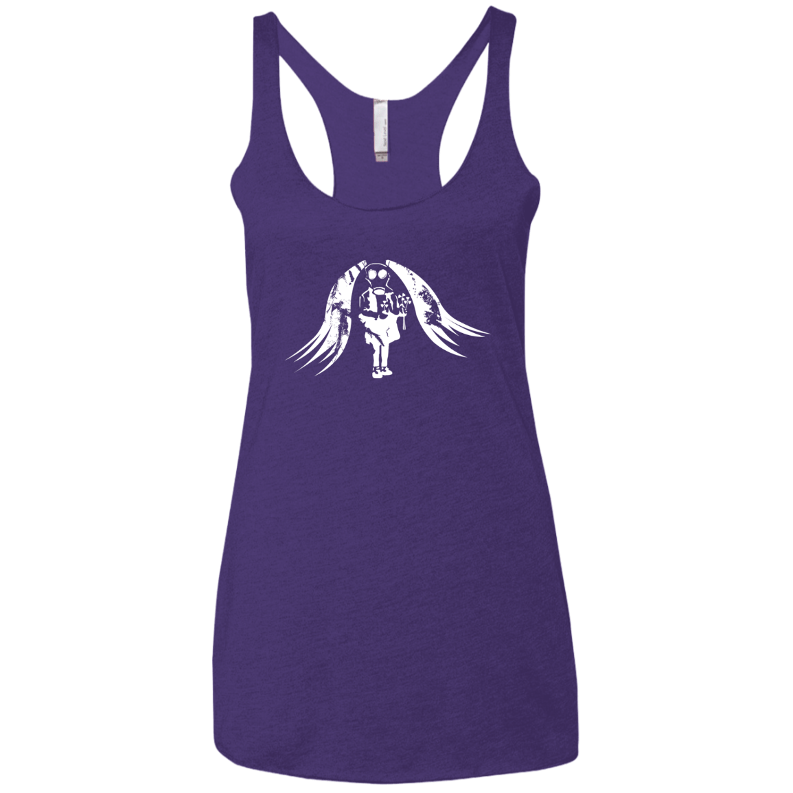Pretty Mask Women's Triblend Racerback Tank