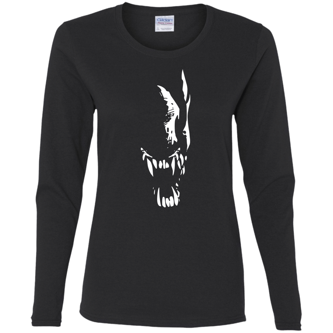 T-Shirts Black / S Pretty Smile Women's Long Sleeve T-Shirt