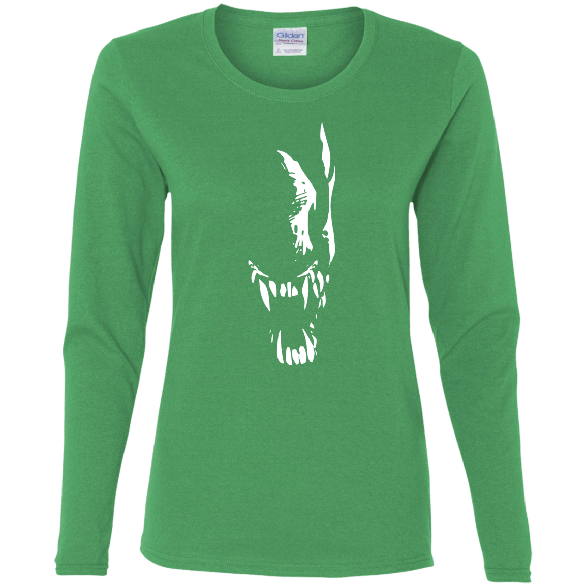 T-Shirts Irish Green / S Pretty Smile Women's Long Sleeve T-Shirt