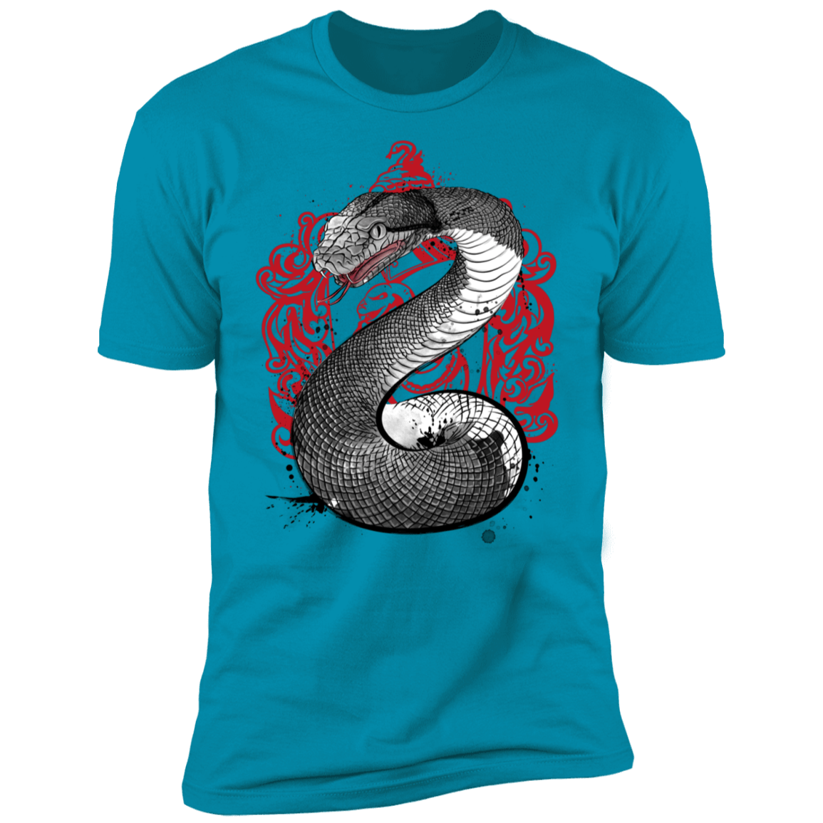 T-Shirts Turquoise / S Pride and Ambition sumi-e Men's Premium T-Shirt