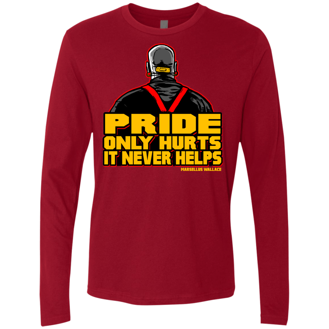 T-Shirts Cardinal / S Pride Men's Premium Long Sleeve