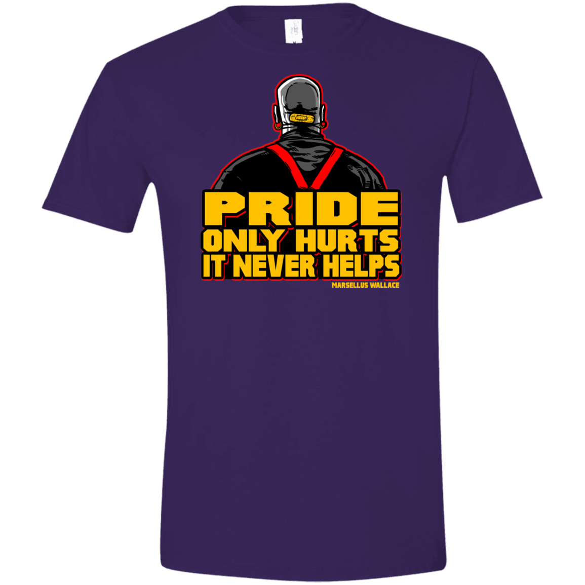 T-Shirts Purple / S Pride Men's Semi-Fitted Softstyle