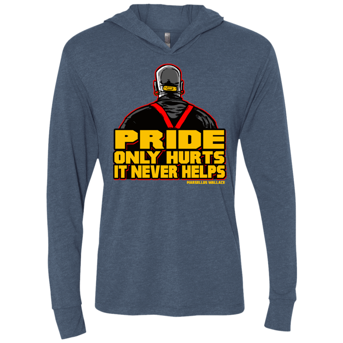 T-Shirts Indigo / X-Small Pride Triblend Long Sleeve Hoodie Tee