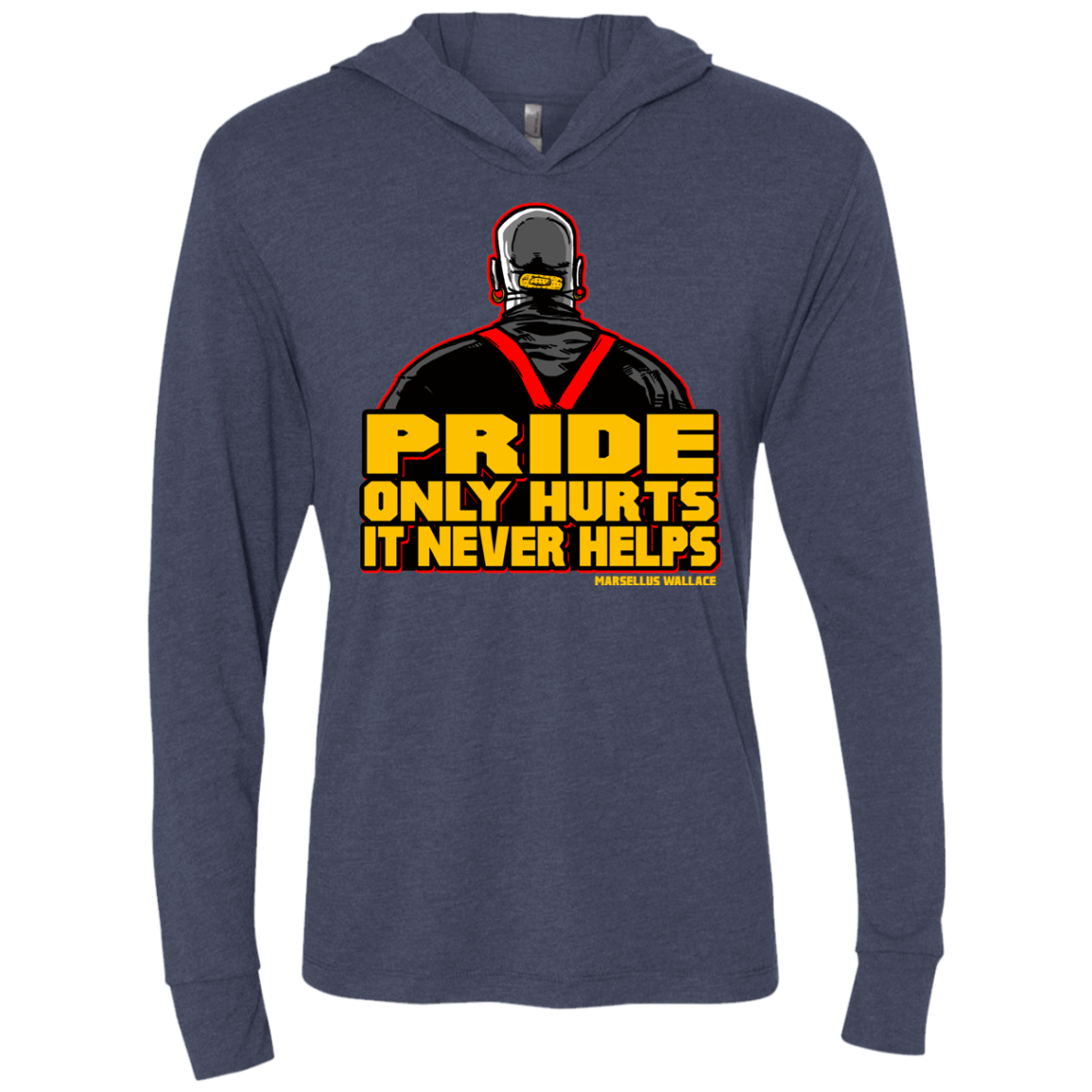 T-Shirts Vintage Navy / X-Small Pride Triblend Long Sleeve Hoodie Tee
