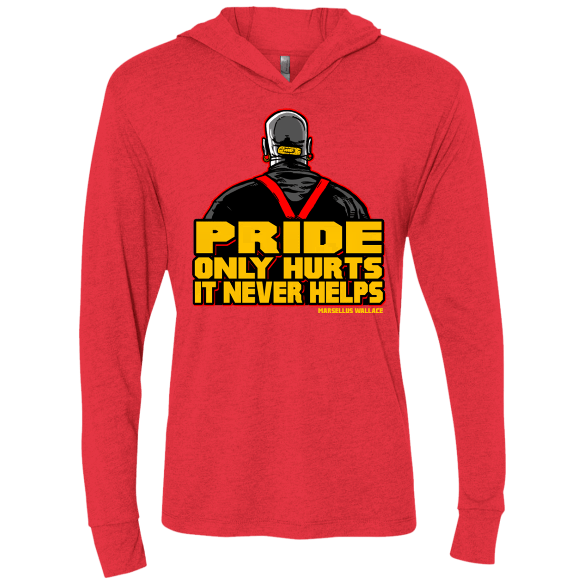 T-Shirts Vintage Red / X-Small Pride Triblend Long Sleeve Hoodie Tee