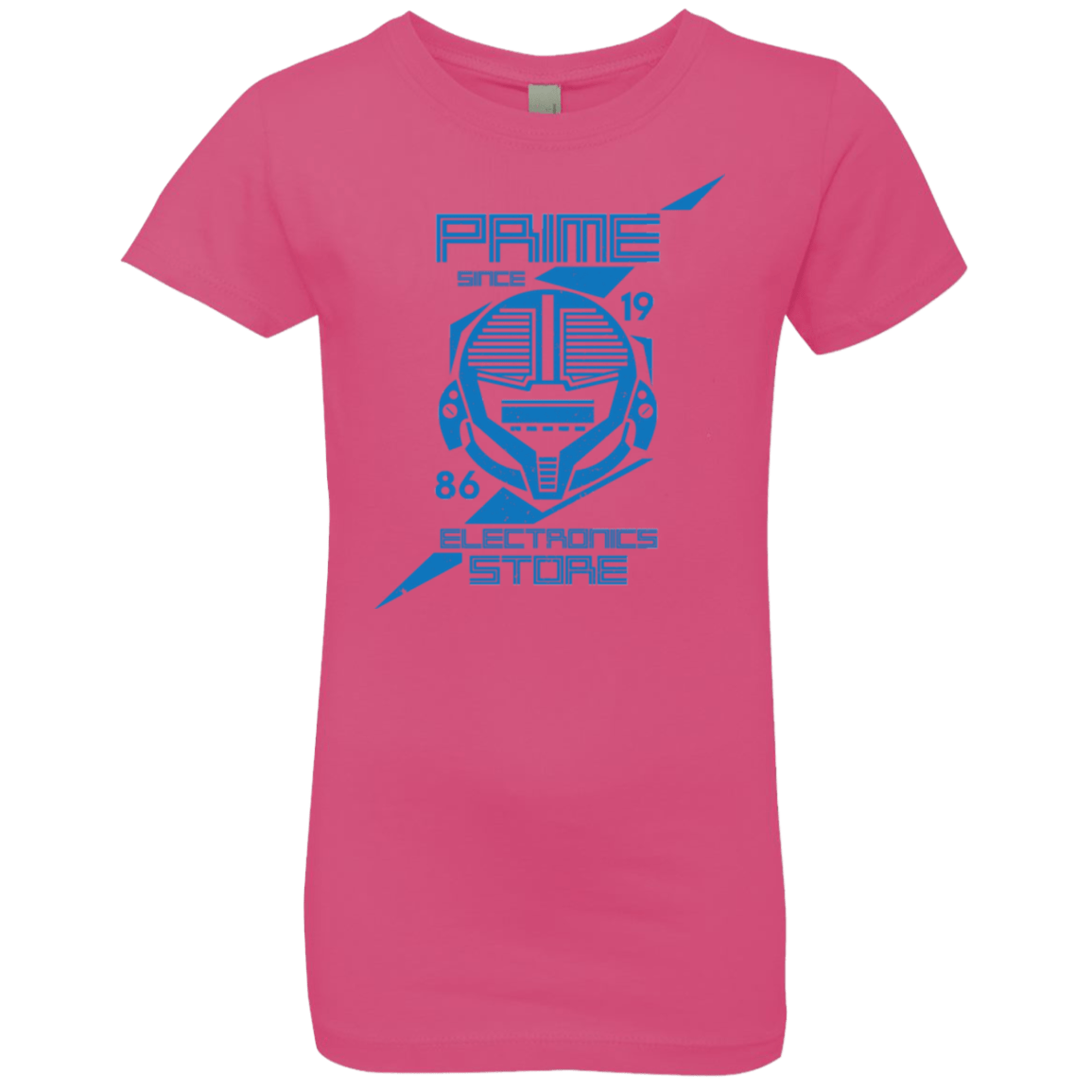 T-Shirts Hot Pink / YXS Prime electronics Girls Premium T-Shirt