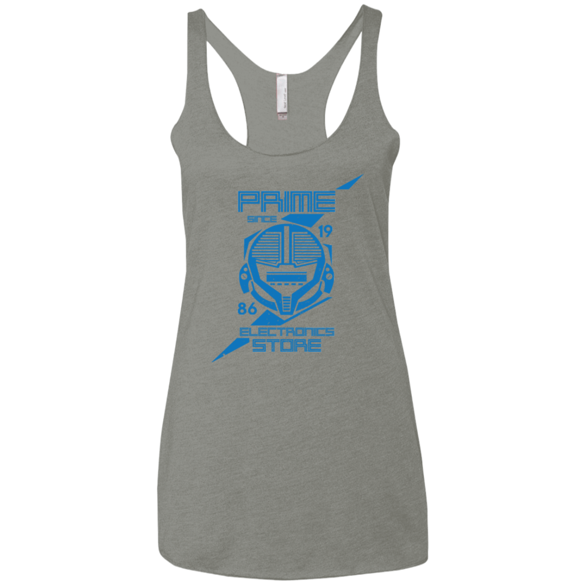 T-Shirts Venetian Grey / X-Small Prime electronics Women's Triblend Racerback Tank