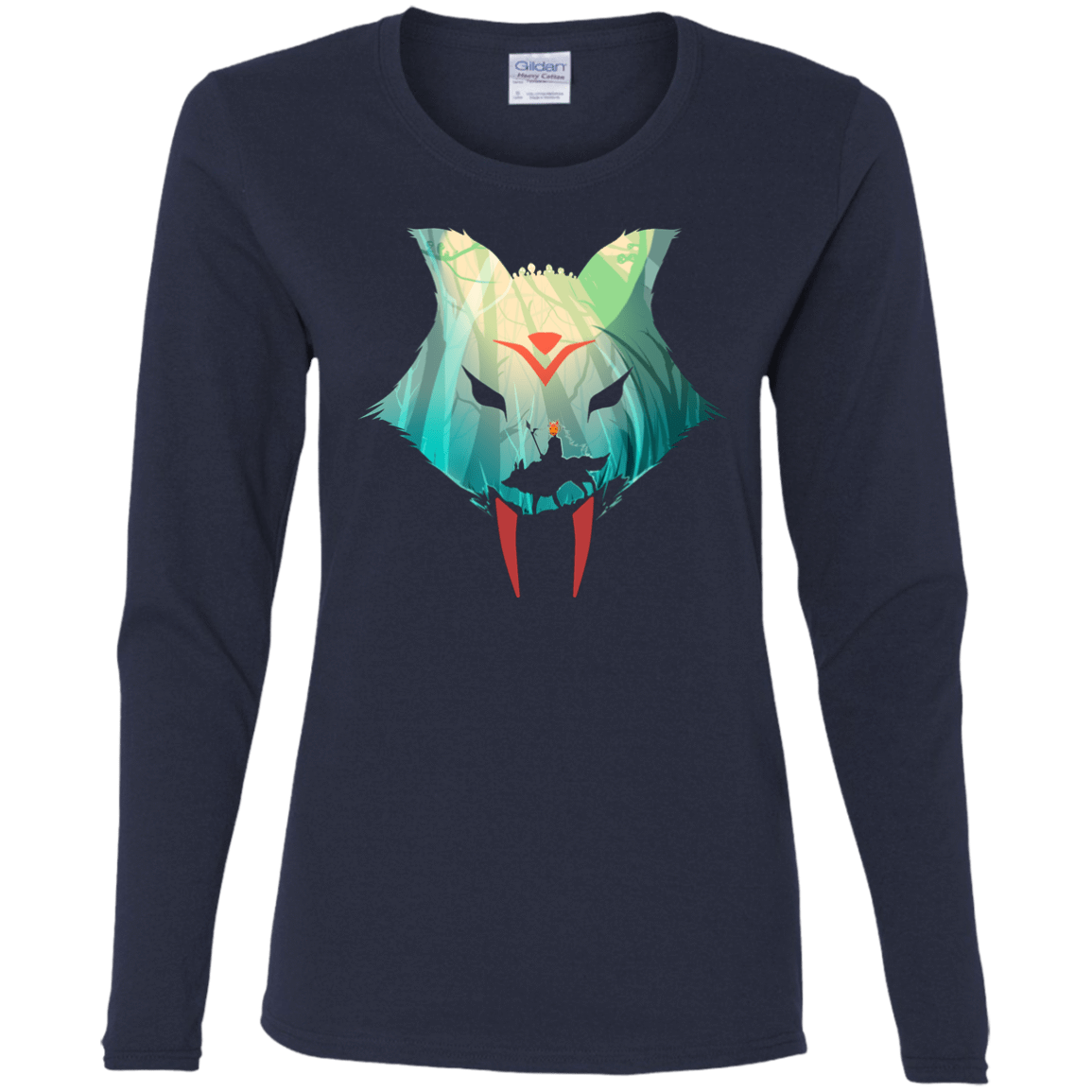 T-Shirts Navy / S Prince Momo Women's Long Sleeve T-Shirt