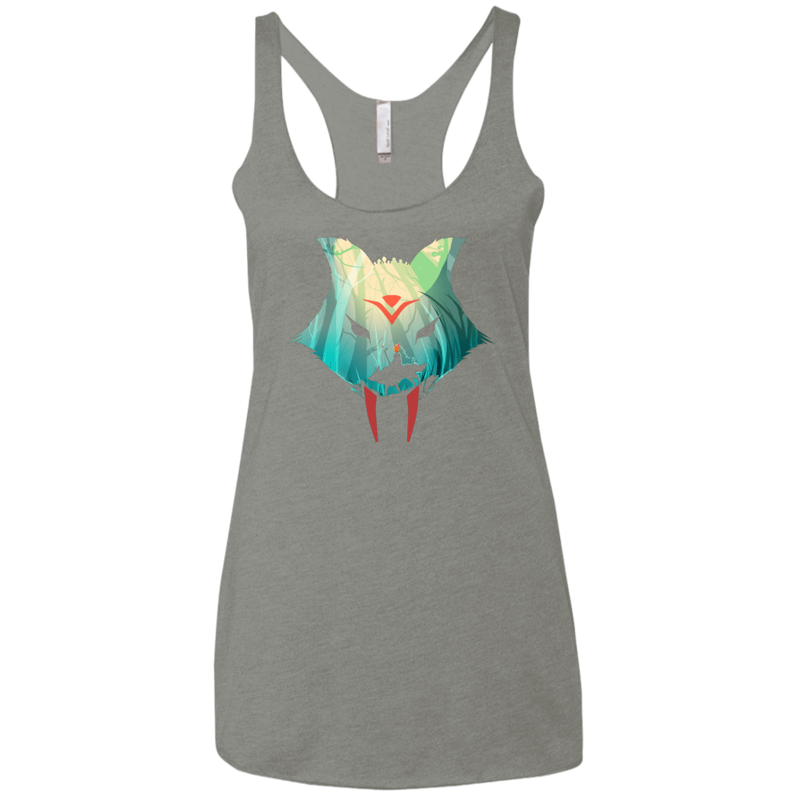 T-Shirts Venetian Grey / X-Small Prince Momo Women's Triblend Racerback Tank
