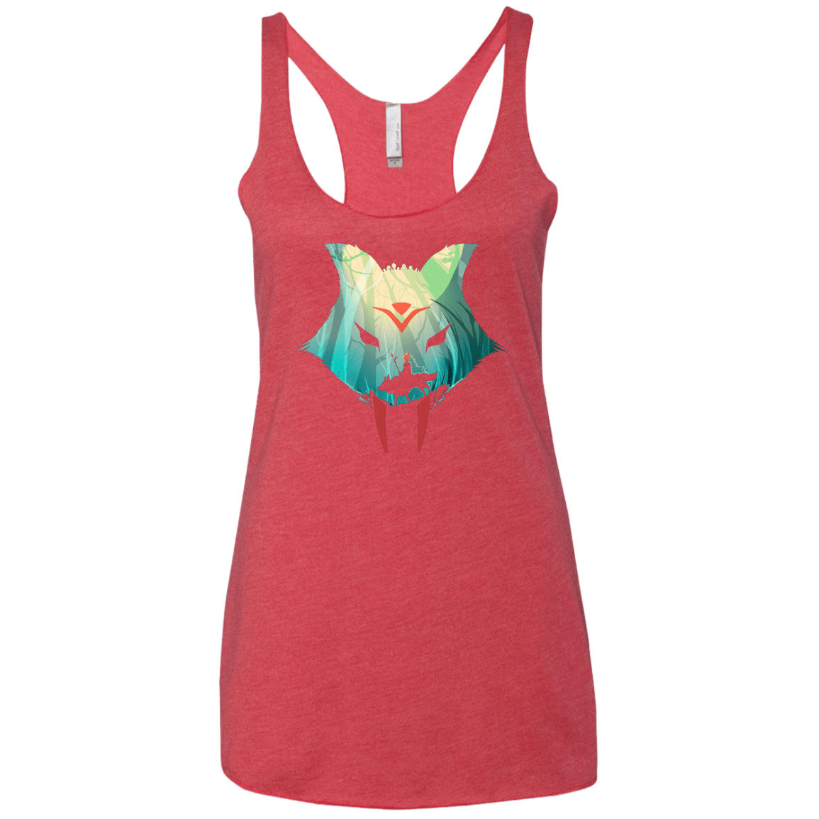 T-Shirts Vintage Red / X-Small Prince Momo Women's Triblend Racerback Tank