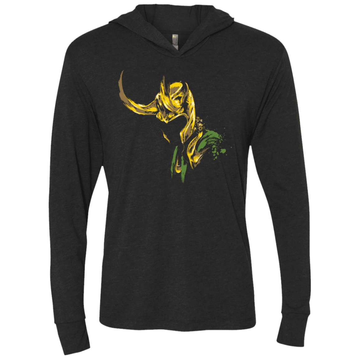 T-Shirts Vintage Black / X-Small PRINCE OF MISCHIEF Triblend Long Sleeve Hoodie Tee