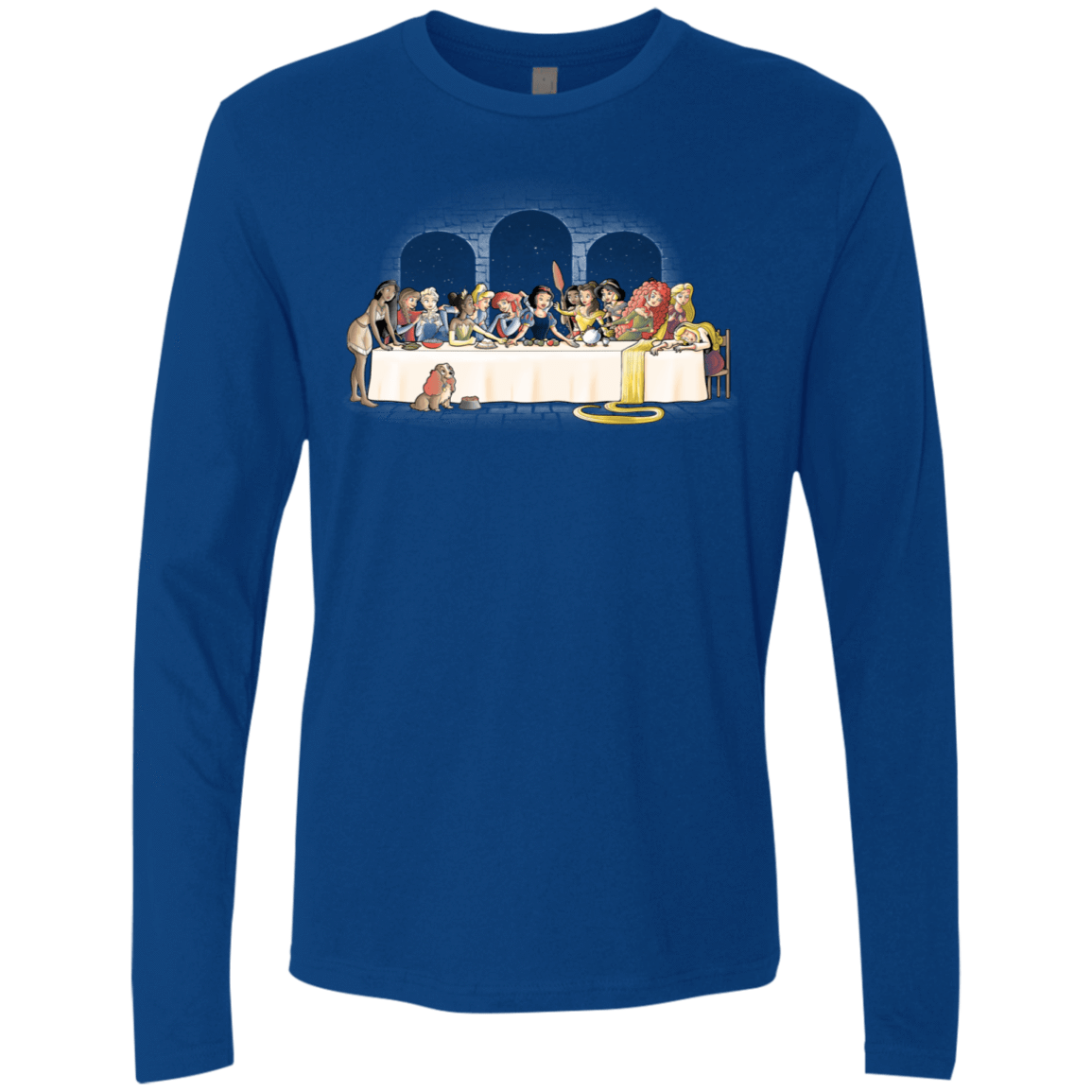 T-Shirts Royal / S Princess Dinner (2) Men's Premium Long Sleeve